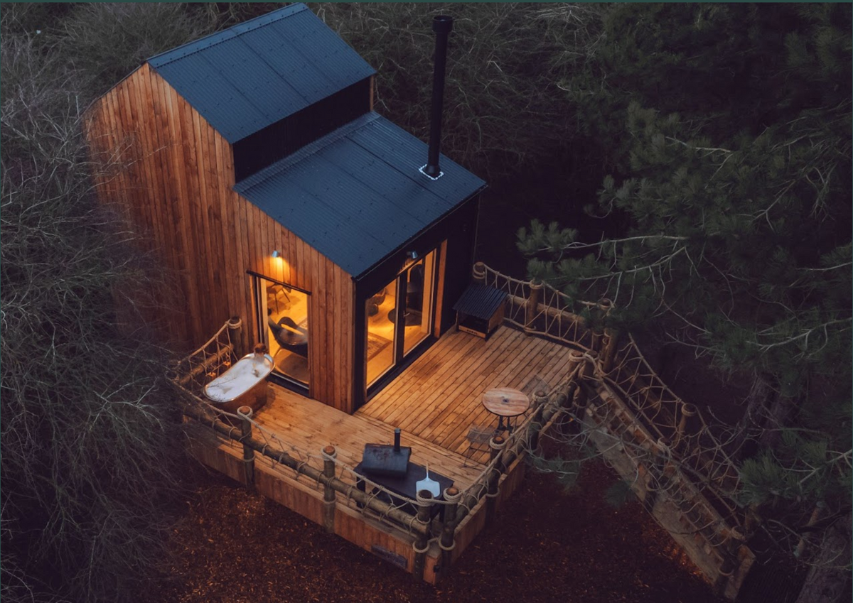 Driftwood cabin