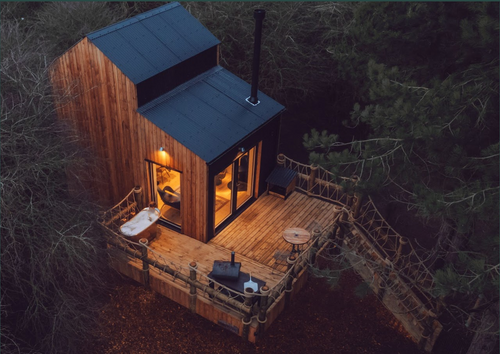 Driftwood cabin